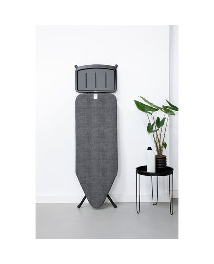 Маса за гладене brabantia c 124x45cm с поставка за парогенератор, denim black