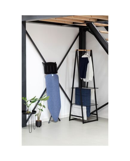 Маса за гладене brabantia c 124x45cm с поставка за парогенератор, denim blue